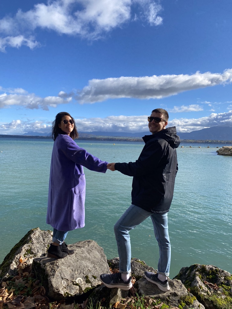 Jessica and Eskild in Geneva